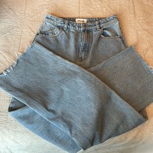Rolls high waisted baggy jeans
